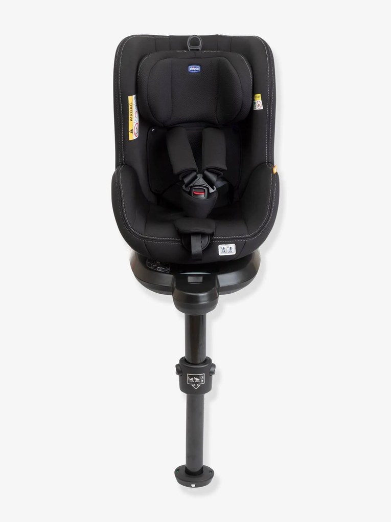 Cadeira-auto rotativa CHICCO Seat2Fit i-Size, 45 a 105 cm, equivalência ao grupo 0+/1 preto escuro liso