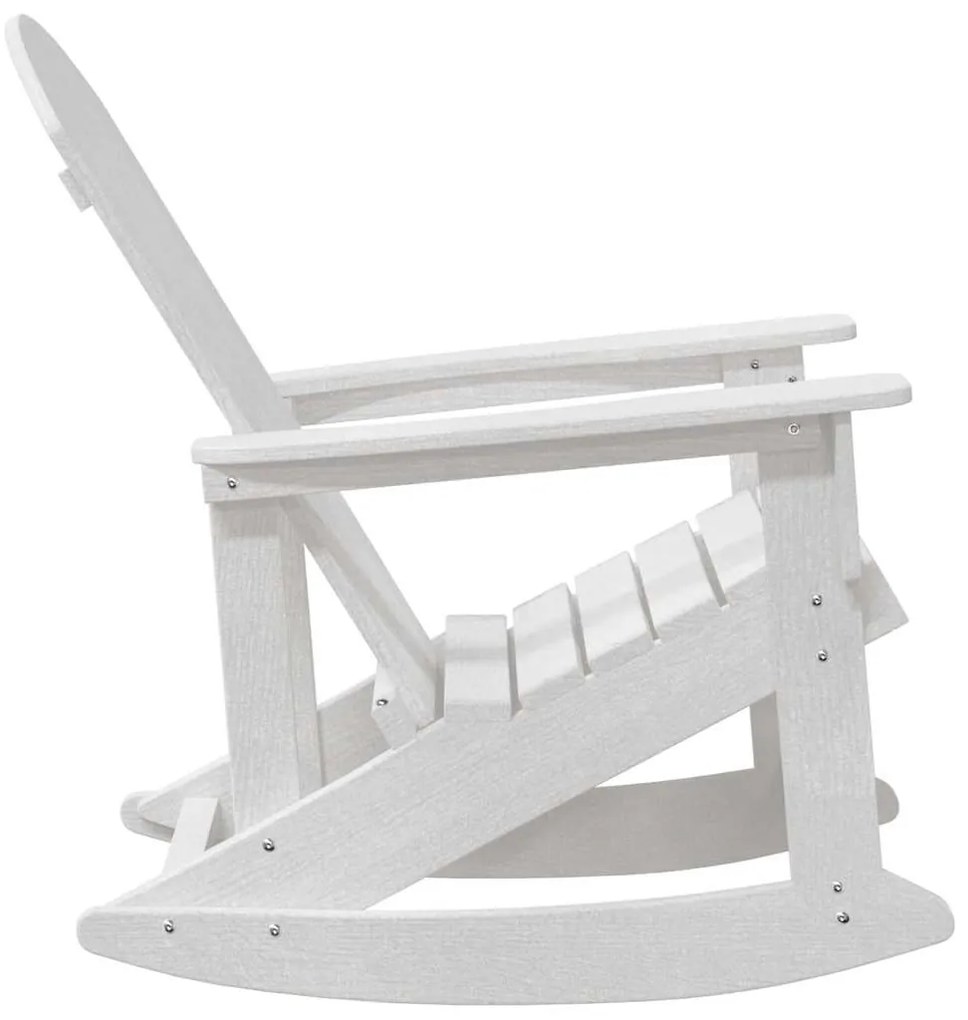 Cadeira Baloiço Adirondack Branca 73.5x92x90 cm HDPE
