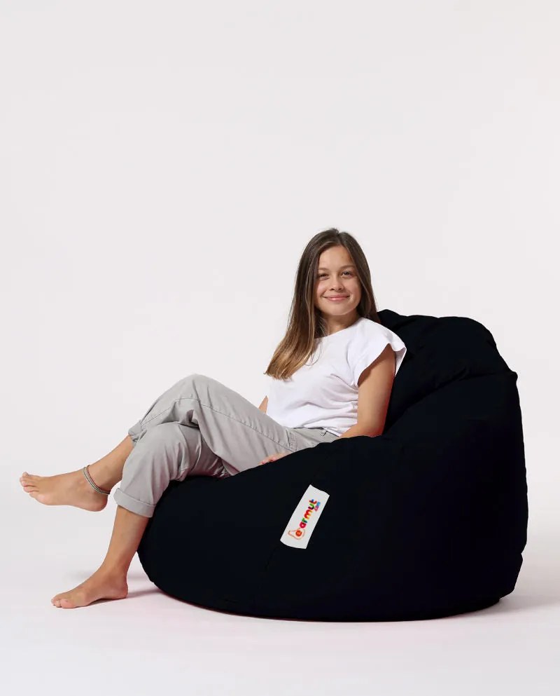 Puff de Jardim Premium XXL – Preto – 115x130x39 cm | Tribo Home