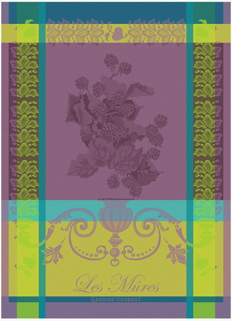 Panos de cozinha jacquard Les Mures, conjunto de 4