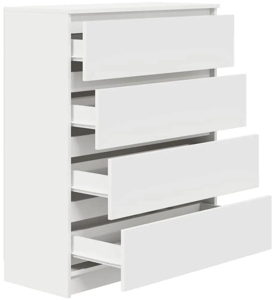 Aparador 80x35x99 cm derivados de madeira branco