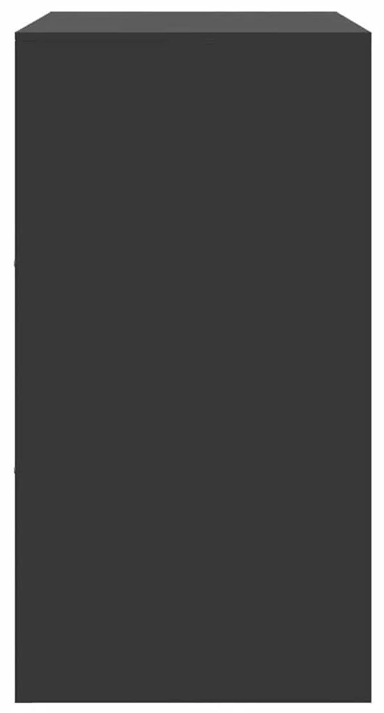 Aparador 67x39x73 cm aço preto