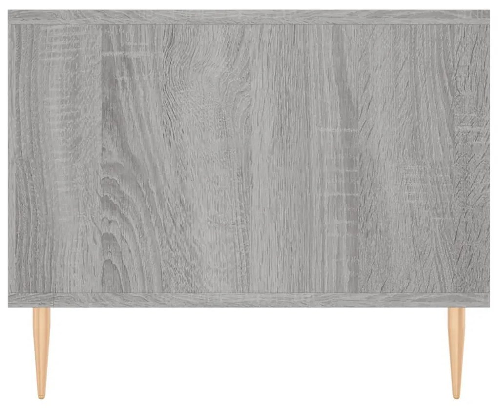 Mesa de centro 102x50x40cm derivados de madeira cinzento sonoma