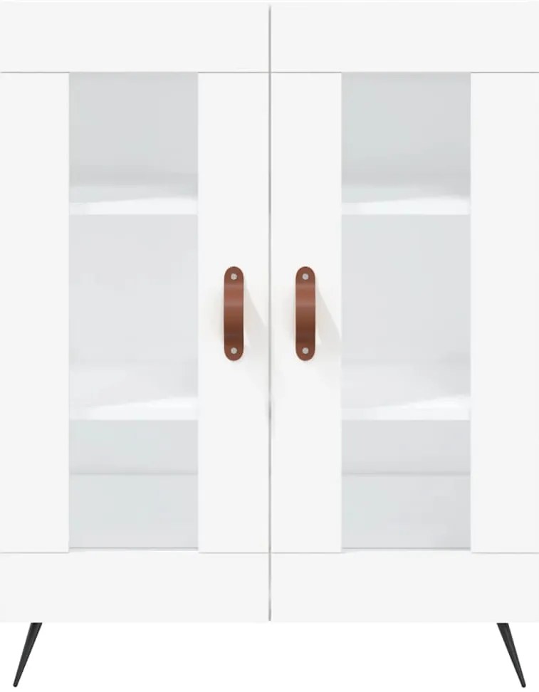 Armário alto 69,5x34x180 cm derivados de madeira branco