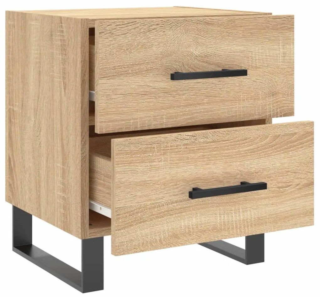 Mesa cabeceira 40x35x47,5 cm derivados madeira carvalho sonoma