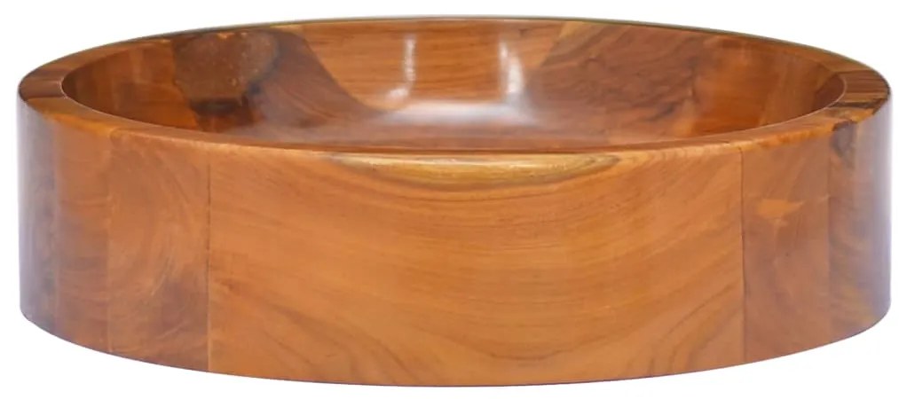 Lavatório Φ40x10 cm madeira de teca maciça