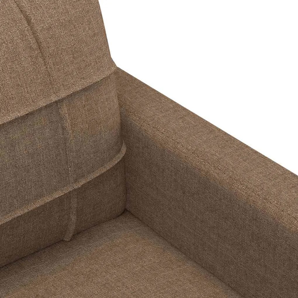 Poltrona 60 cm tecido castanho