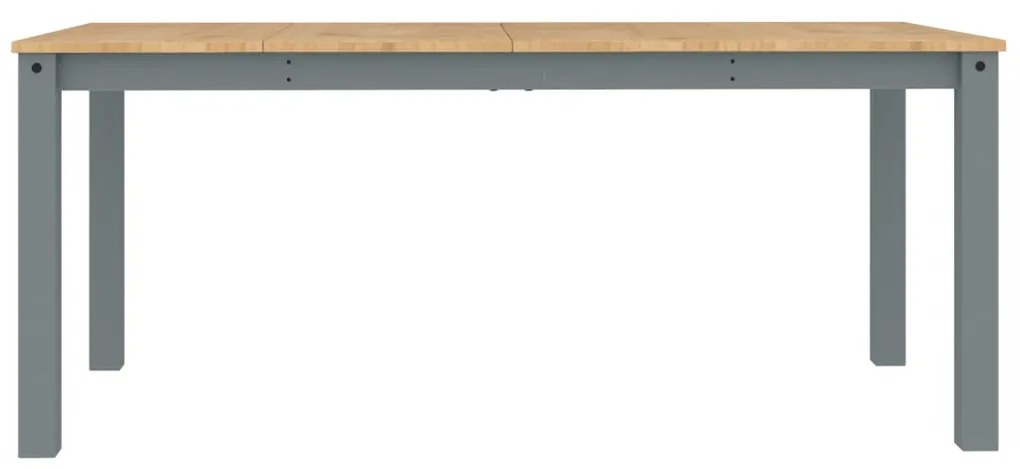 Mesa de jantar Panama 180x90x75 cm pinho maciço cinzento