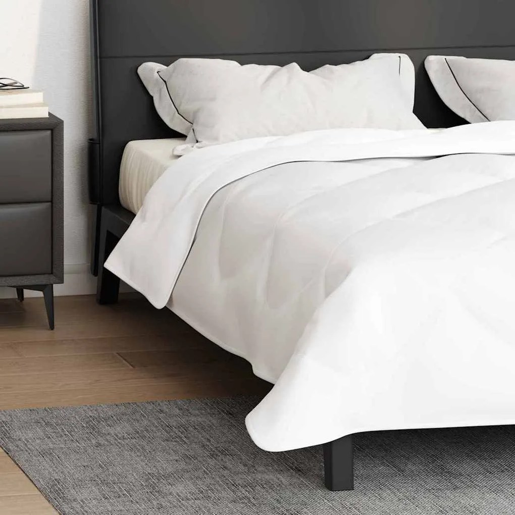 Colchas &amp; Edredons Branco 240 x 220 cm Microfibra