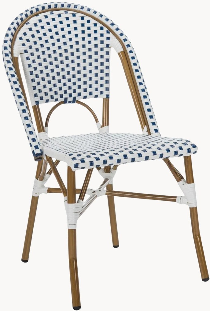 Cadeiras de jantar de jardim empilháveis Salcha, conjunto de 2