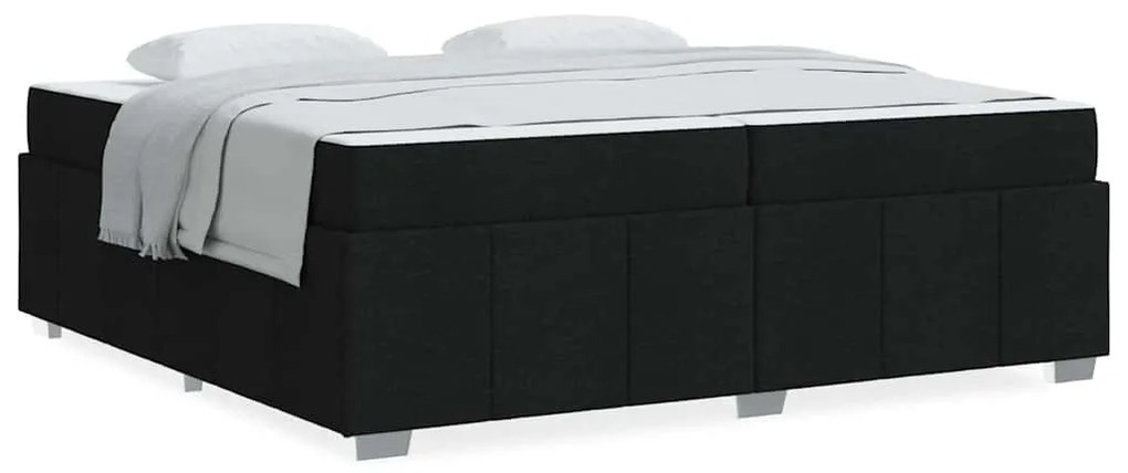 Estrutura da Cama Preto 200 x 200 cm tecido