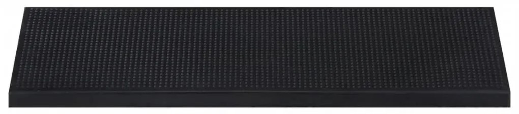 Tapetes de escada 5 pcs 25x75 cm borracha