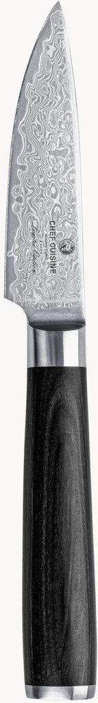 Faca de descascar em aço de damasco com cabo em madeira de pakka Limited Edition