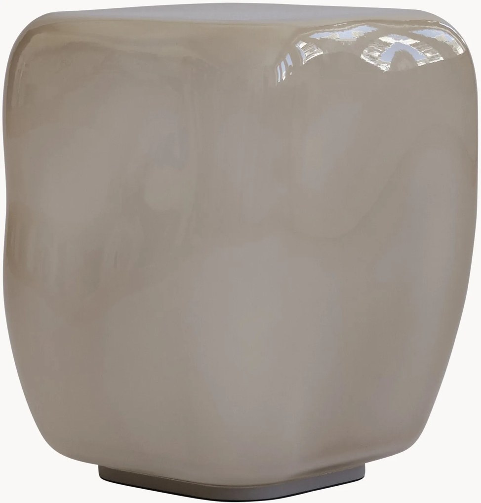 Mesa de centro em vidro artesanal Ishi