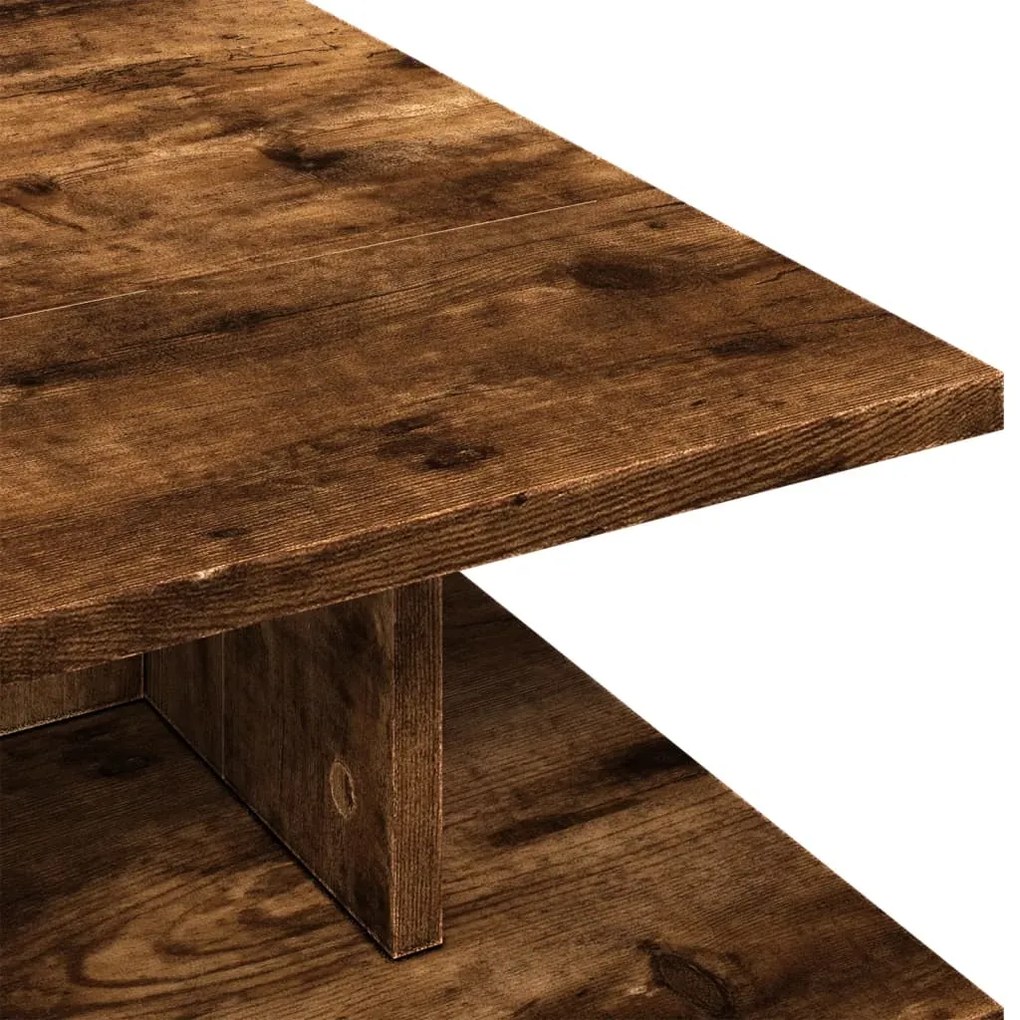 Mesa de centro 102x55x35 cm derivados madeira carvalho fumado