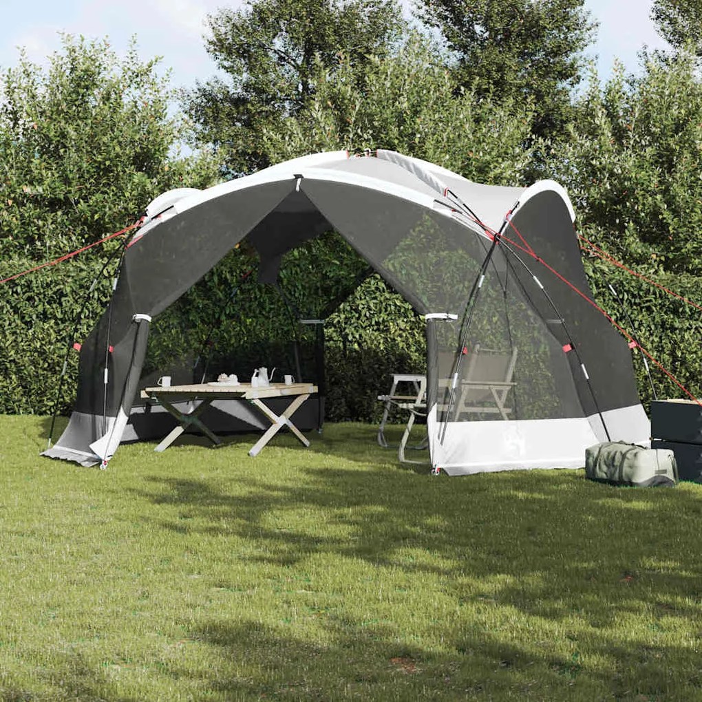 vidaXL Tenda mosquiteira com telhado Cinzeto 434 x 434 x 230 cm