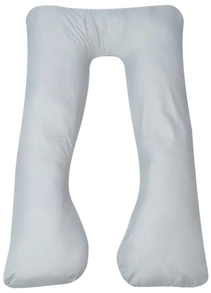 Almofada de gravidez 90 x 145 cm cinzento