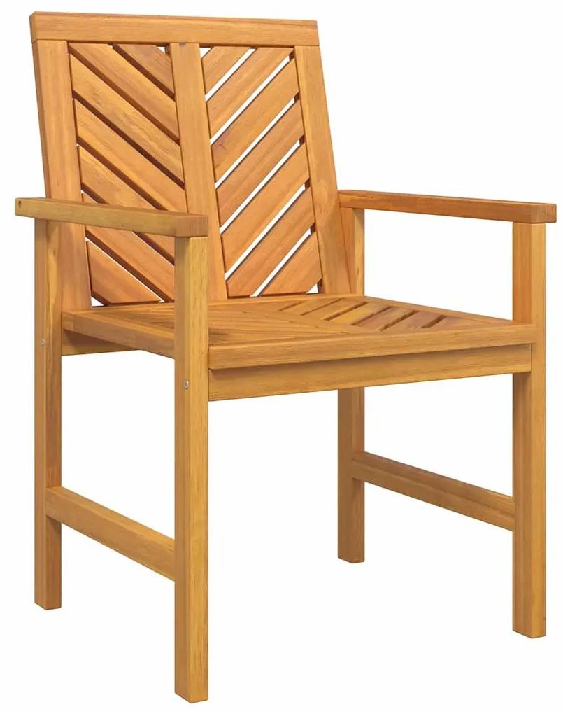 Conjunto de Jantar de Jardim 4 Peças Madeira Maciça de Acácia