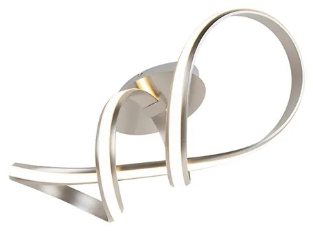 Candeeiro de teto design em aço regulável com LED incluído - Viola Due