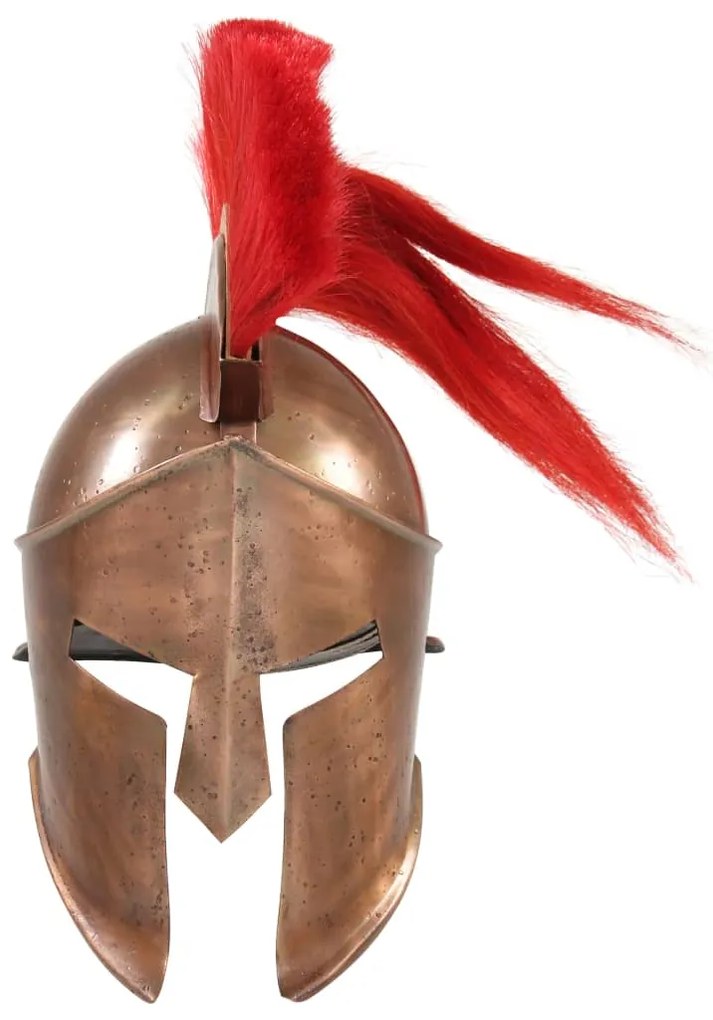 Capacete de soldado grego réplica LARP aço cor cobre