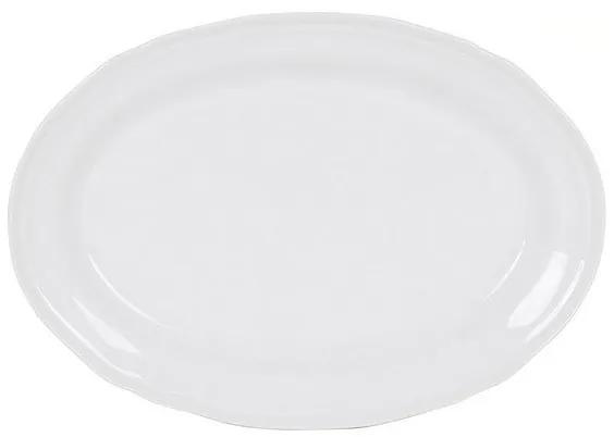 Recipiente de Cozinha Feuille Oval Porcelana Branco (28 x 20,5 cm)