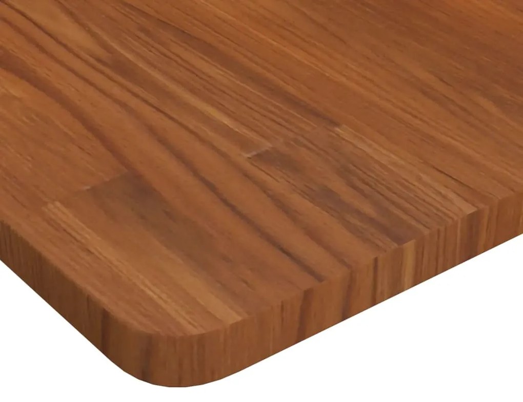 Bancada p/ WC 80x40x2,5 cm madeira tratada castanho-escuro
