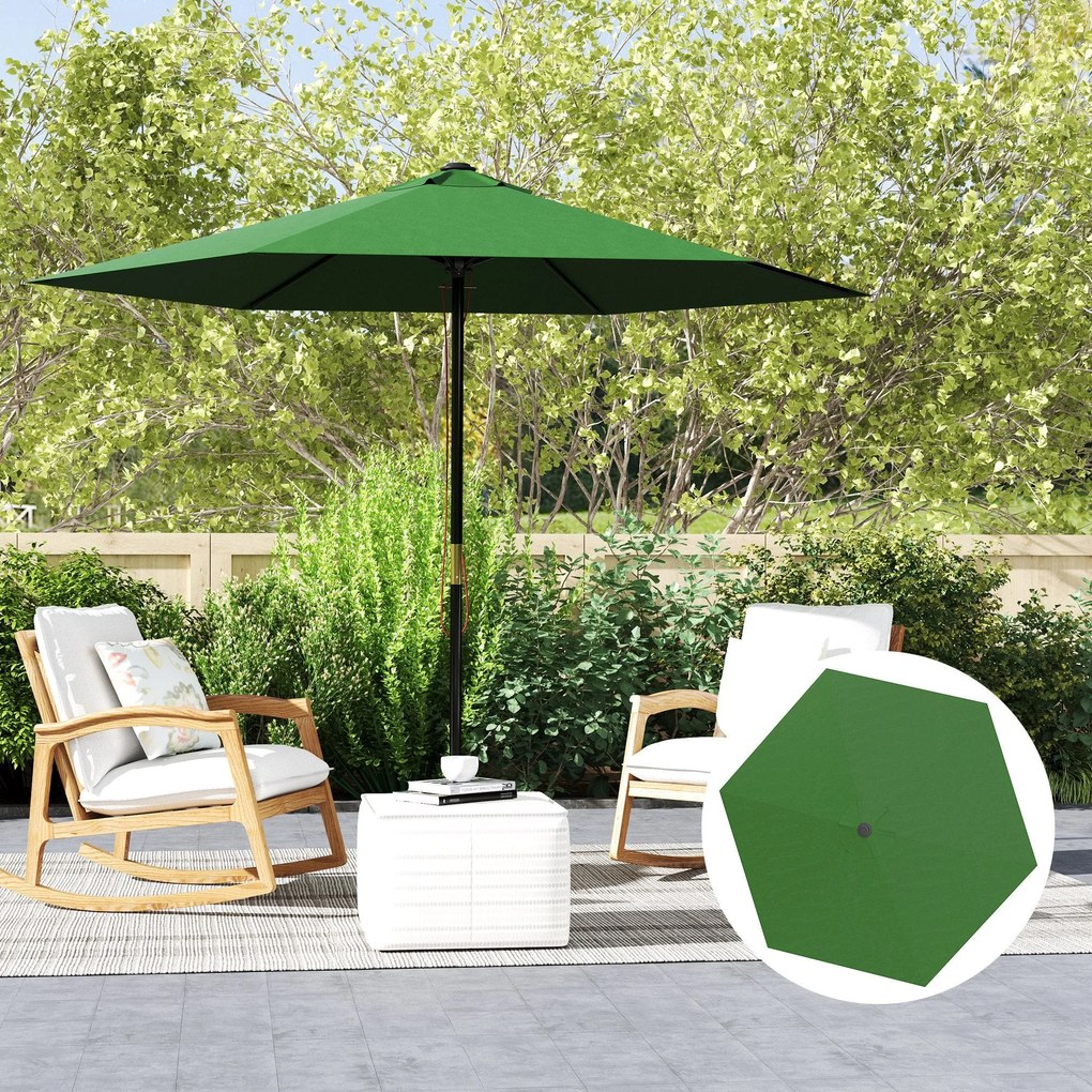 Toldo de Substituição para Chapéu de Sol de 3m Toldo para Chapéu de So