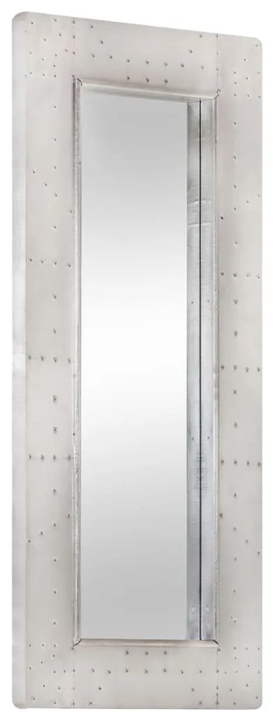 320638 vidaXL Espelho estilo aviador 110x50 cm metal