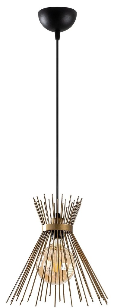 Candeeiro de Teto Chandelier Kirpi – Preto – 34 x 34 cm