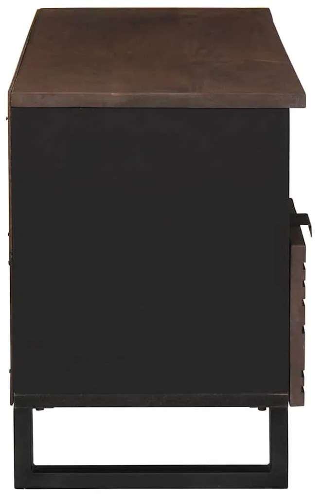 Armário de TV 100x33.5x46 cm em madeira sólida e engenheirada