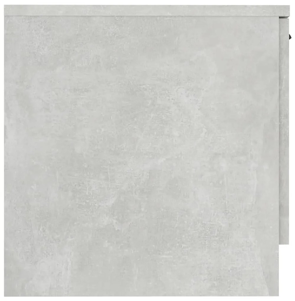 Mesas de cabeceira 2 pcs 40x39x40 cm cinzento cimento