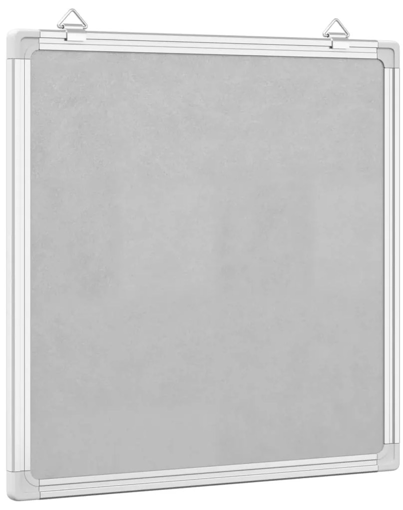 Quadro branco magnético 60x60x1,7 cm alumínio