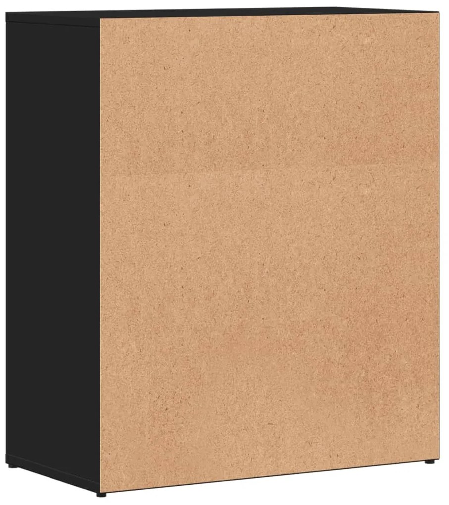 Aparadores 2 pcs 60x31x70 cm derivados de madeira preto