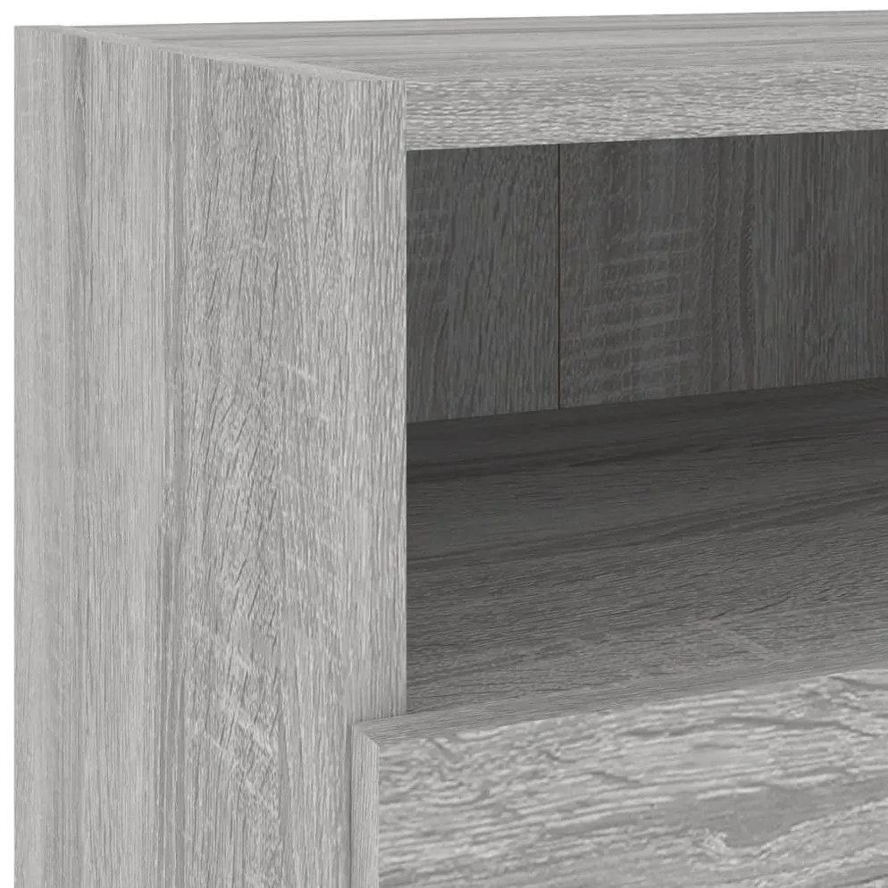 Móveis parede TV 2 pcs 40x30x30 cm deriv. madeira cinza sonoma
