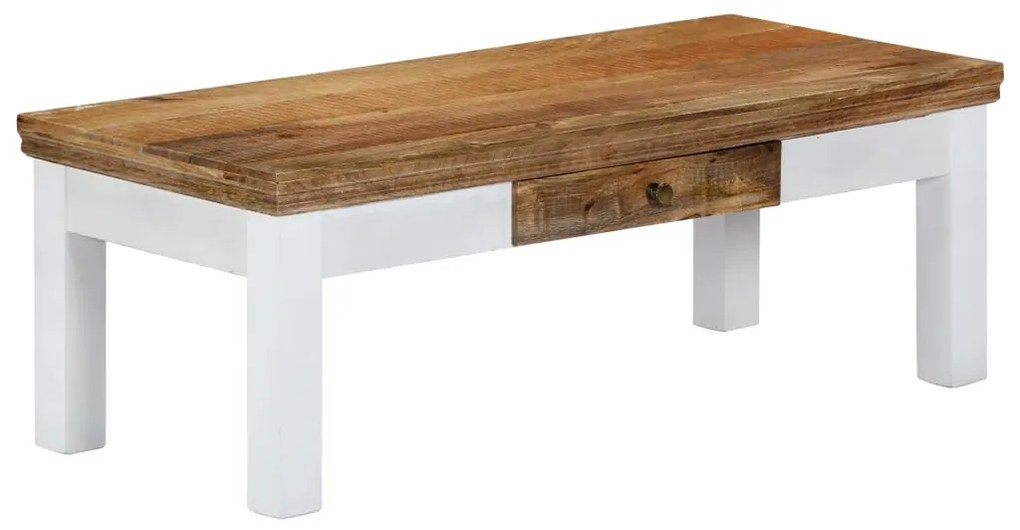 Mesa de centro 110x50x40 cm madeira de mangueira maciça