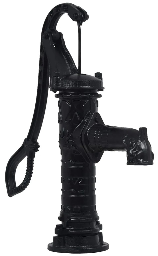 43867 vidaXL Bomba de água manual para jardim em ferro fundido