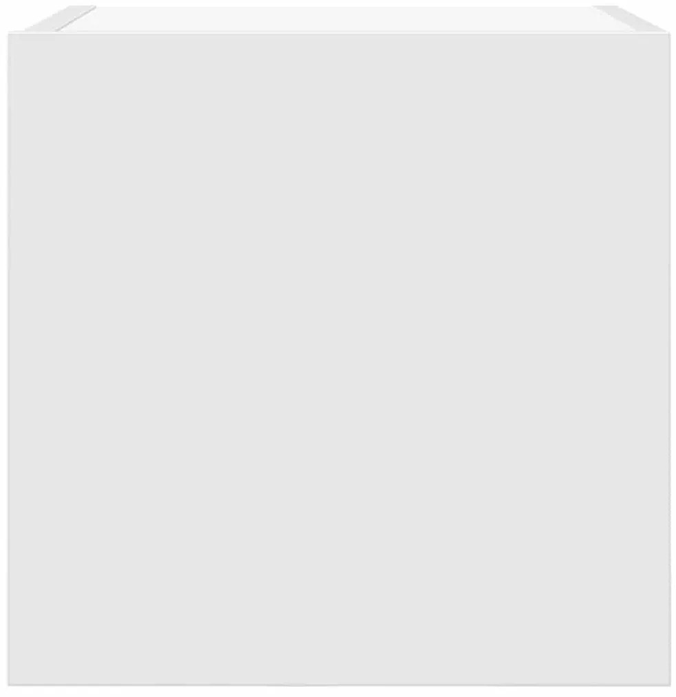 Armário de parede para TV 30,5x30x30 cm branco