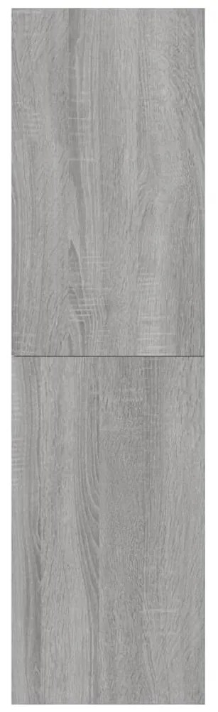 Móveis p/ TV de parede 2 pcs 30,5x30x110 cm cinzento sonoma