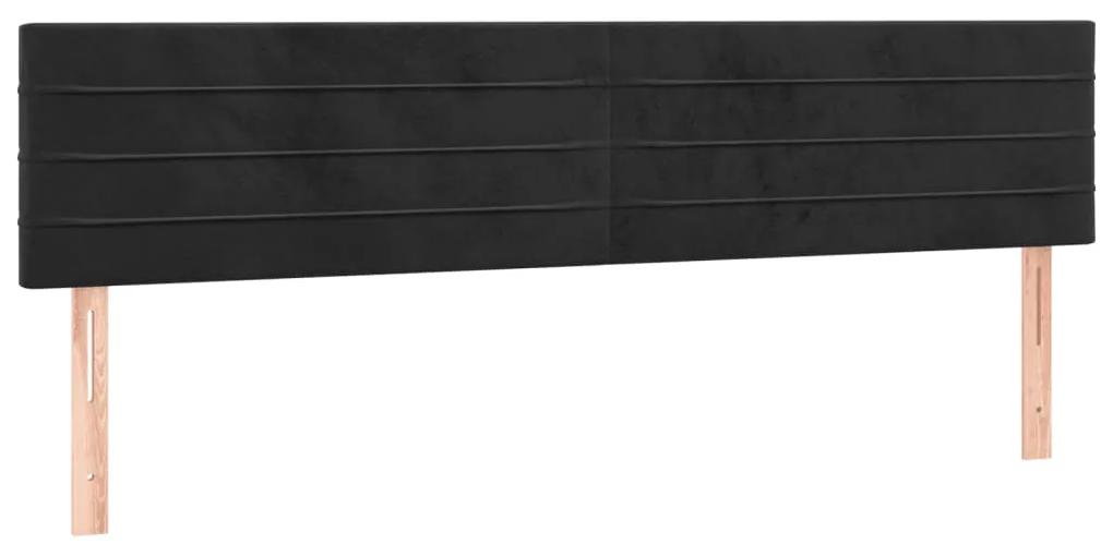Cama box spring c/ colchão e LED 120x190 cm couro artif. preto