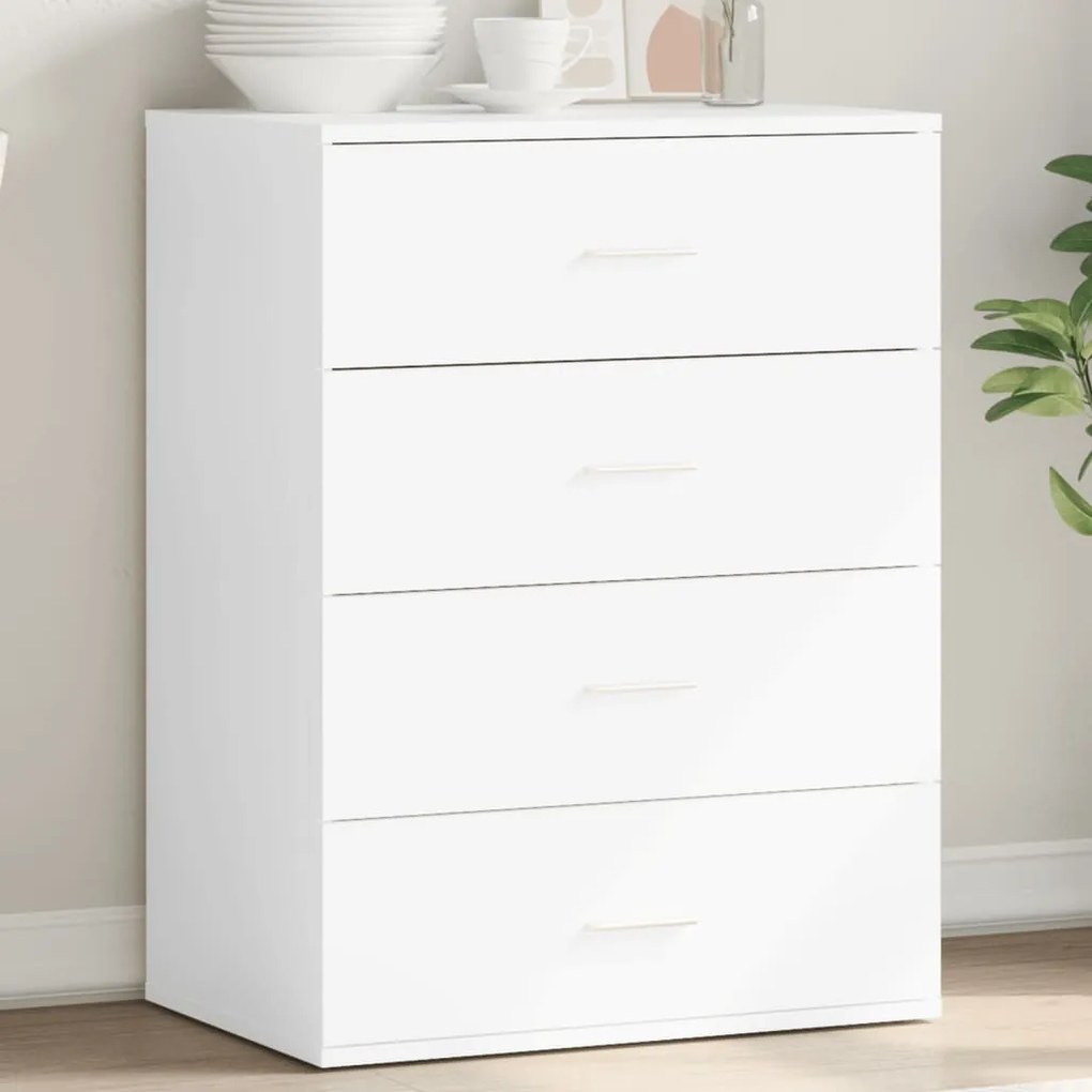 vidaXL Aparador 60x39x80 cm derivados de madeira branco