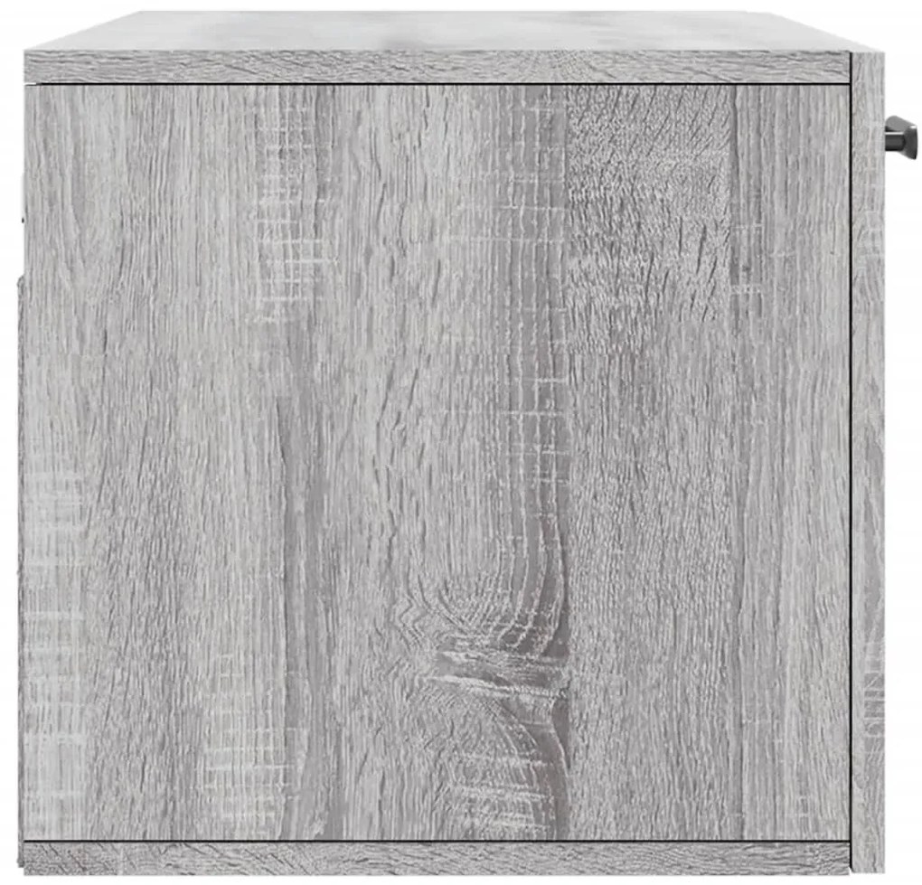 Armário parede 80x36,5x35 cm derivados de madeira cinza sonoma