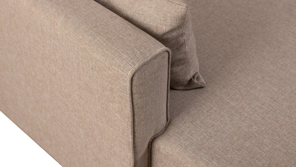 Sofá-Cama de Canto Bella – Creme – 205x85x140 cm