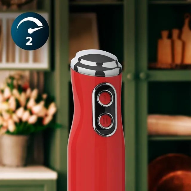 Varinha mágica retro Power RetroRed 1200MAX com 1200 W de potência máxima