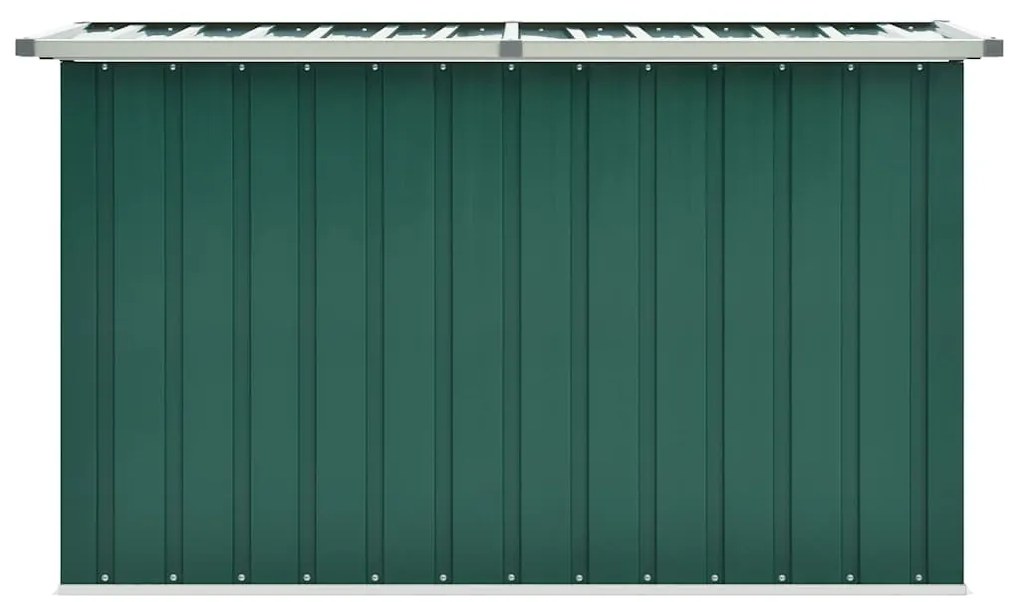 Caixa de arrumação para jardim 149x99x93 cm verde