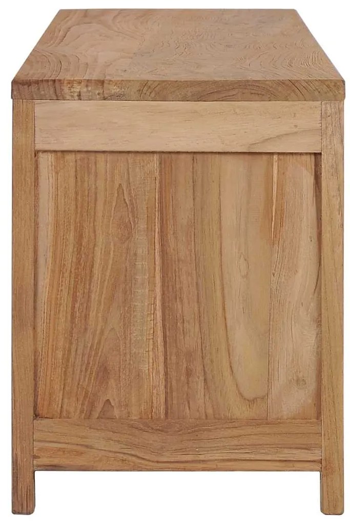 Móvel de TV 115x30x40 cm madeira teca maciça