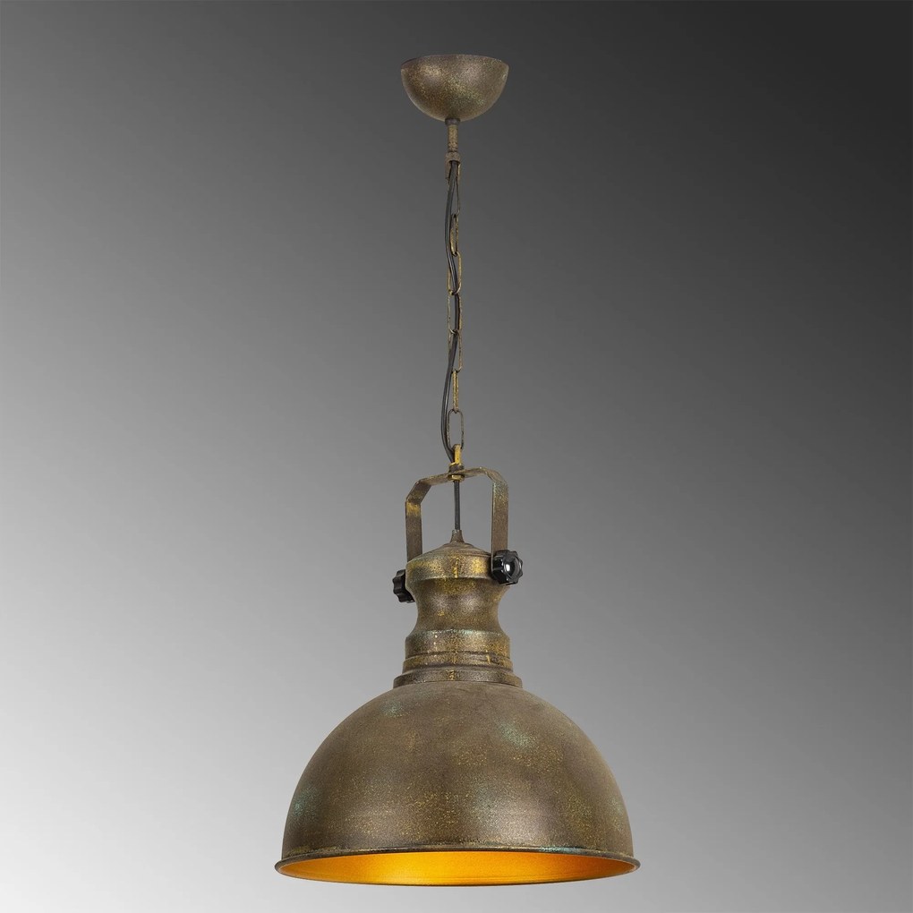 Candeeiro Saglam – Antique – Diâmetro: 31 cm, Altura: 85 cm