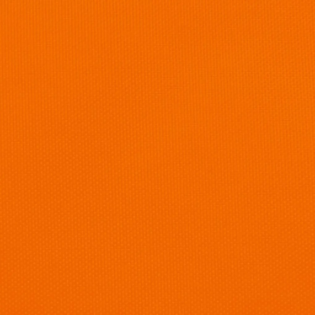 Para-sol estilo vela tecido oxford triangular 3x4x4 m laranja