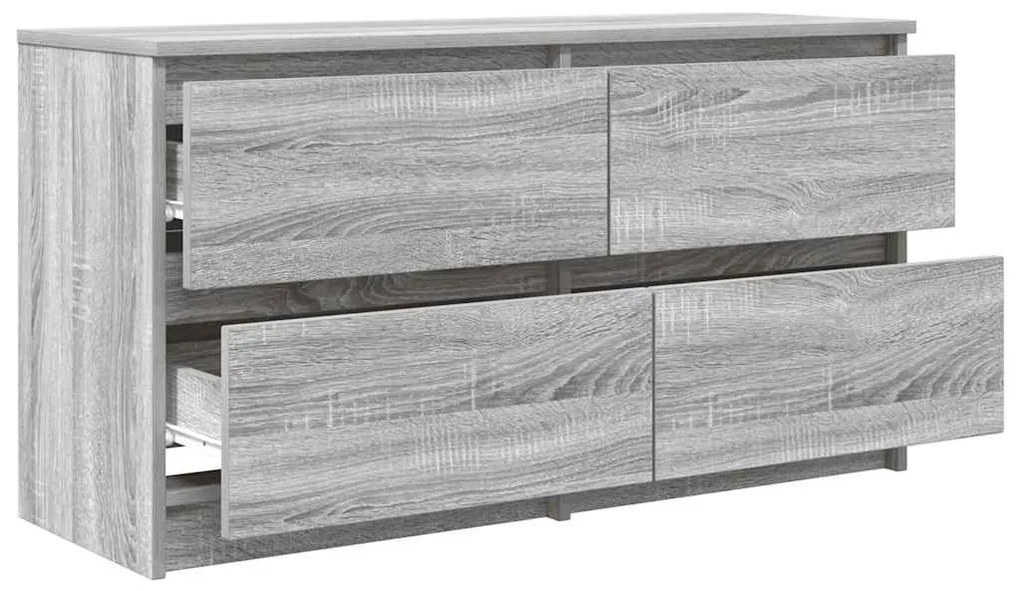 Móvel de TV 100x35x54 cm derivados de madeira cinzento sonoma