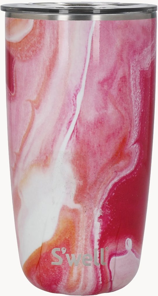 Copo térmico com tampa Rose Agate