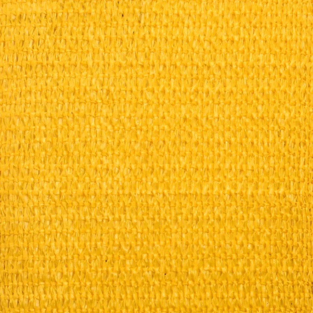 Para-sol estilo vela retangular 160 g/m² 2x3 m PEAD amarelo